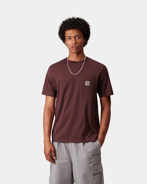 on model image of Short Sleeve Pocket T-Shirt
