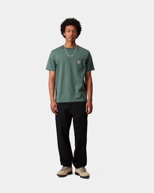 on model image of Short Sleeve Pocket T-Shirt