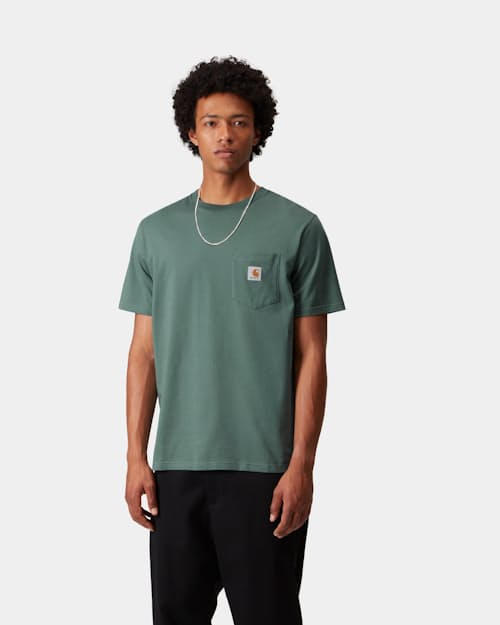 on model image of Short Sleeve Pocket T-Shirt