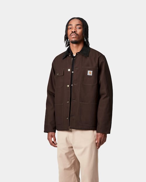 on model image of Michigan Coat