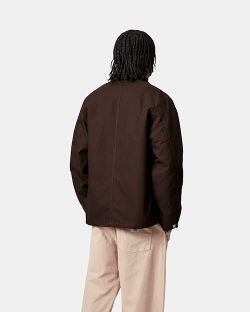 on model image of Michigan Coat