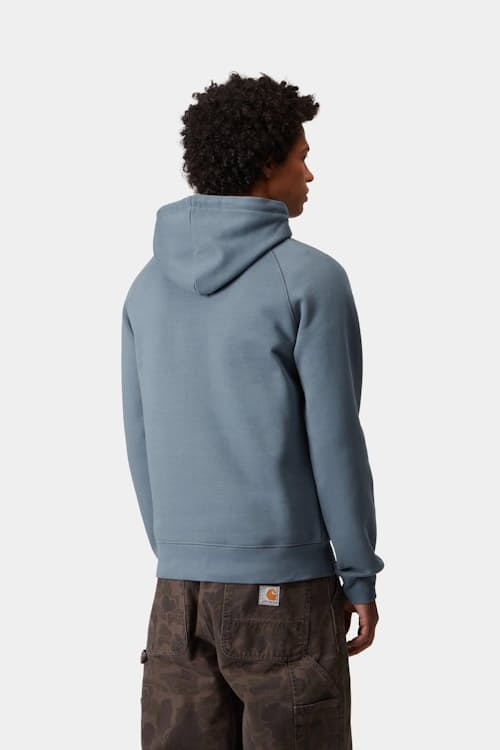 on model image of Hooded Chase Sweatshirt