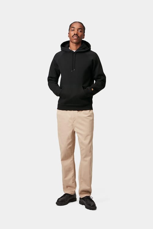 on model image of Hooded Chase Sweatshirt
