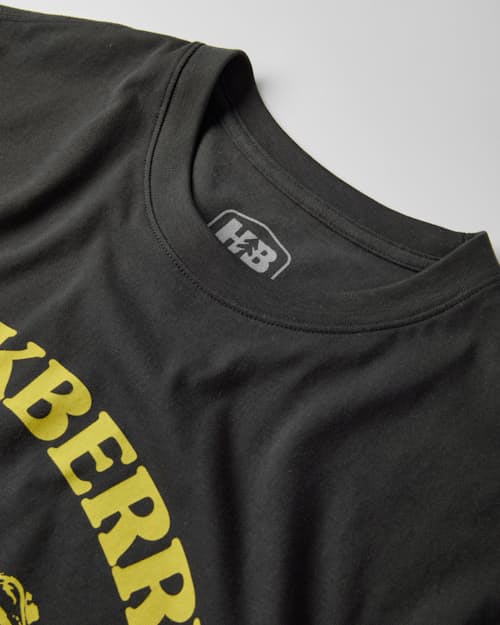 laydown detail image of Gold Standard of Gear T-Shirt