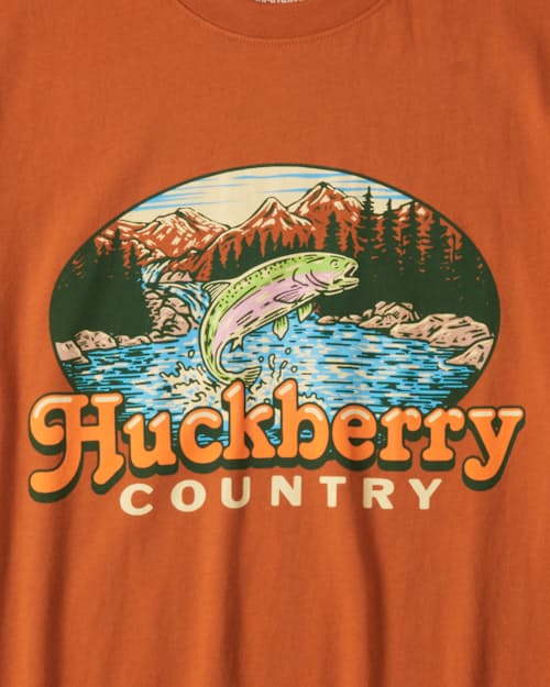 laydown detail image of Huckberry Country T-Shirt