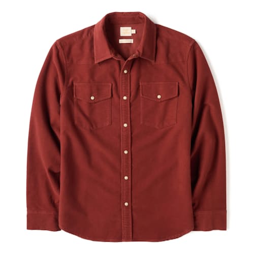 laydown image of The Moleskin Spaghetti Western Shirt