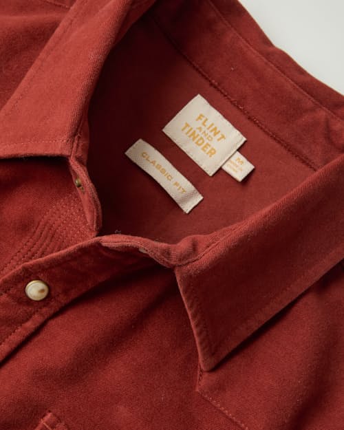 laydown detail image of The Moleskin Spaghetti Western Shirt