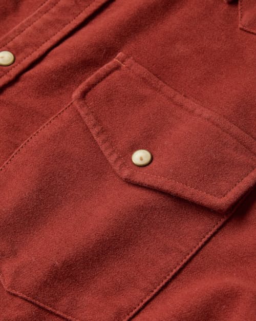 laydown detail image of The Moleskin Spaghetti Western Shirt