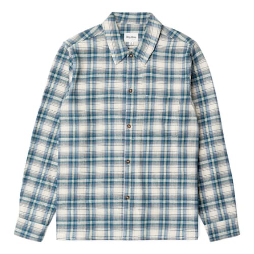 laydown image of Sur Long Sleeve Flannel