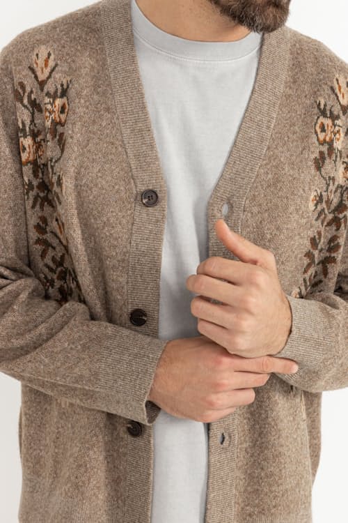 on model image of Vivaldi Cardigan