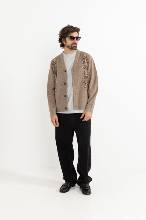on model image of Vivaldi Cardigan