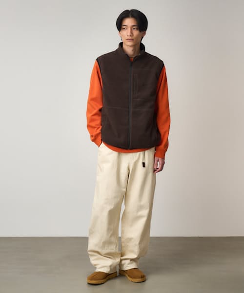 on model image of Canvas Work Pant