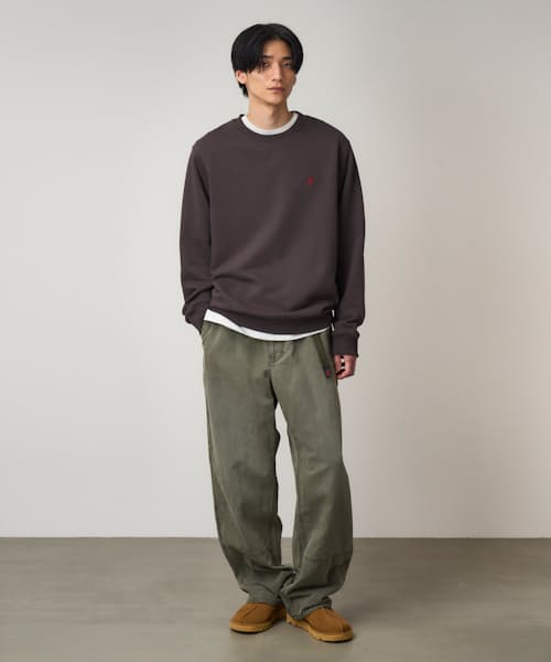 on model image of Canvas Work Pant