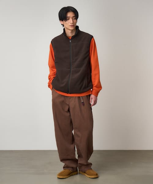 on model image of Canvas Work Pant