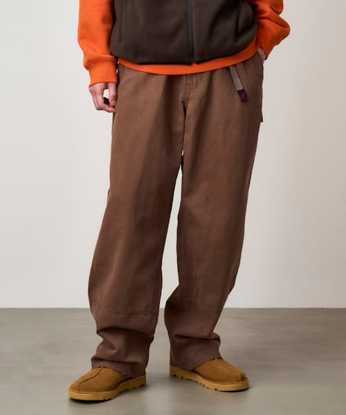 on model image of Canvas Work Pant