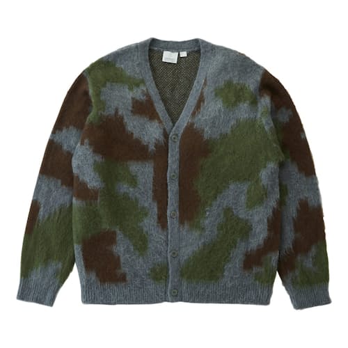 laydown image of Mohair Cardigan