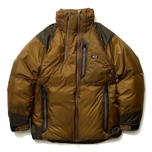laydown image of Aurora Stand Collar Light Down Insulated Jacket