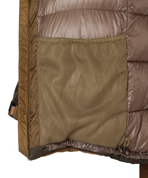 laydown detail image of Aurora Stand Collar Light Down Insulated Jacket