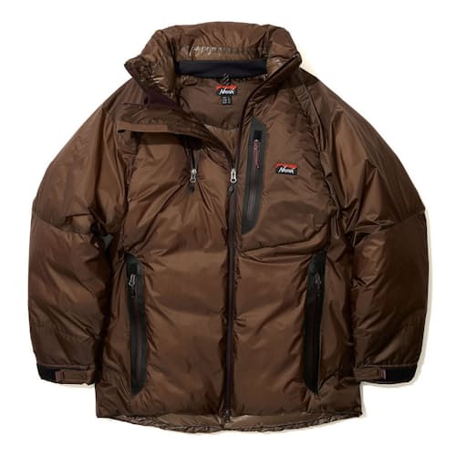 laydown image of Aurora Stand Collar Light Down Insulated Jacket