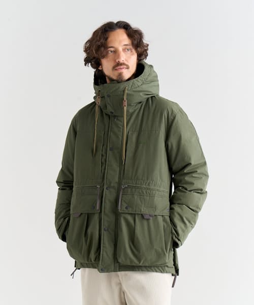 on model image of Hinoc Down Insulated Vest