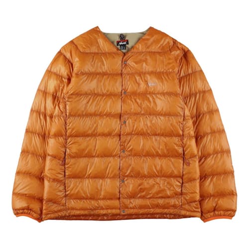 laydown image of Inner Down Insulated Cardigan