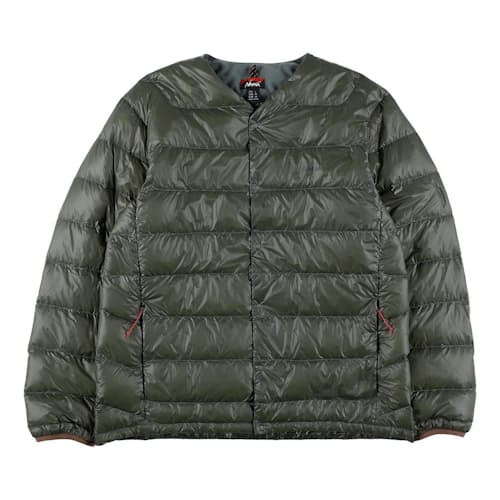 laydown image of Inner Down Insulated Cardigan