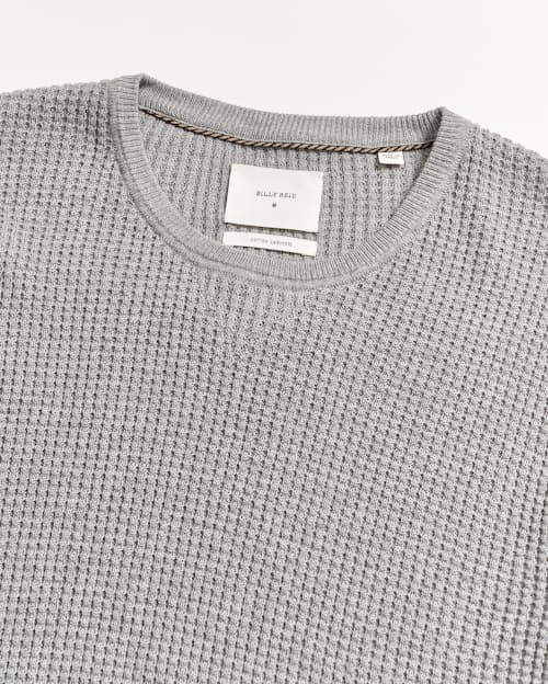 laydown detail image of Mini Waffle Crew Long Sleeve
