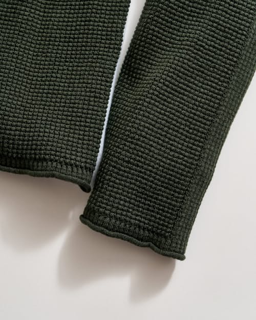 laydown detail image of Mini Waffle Crew Long Sleeve