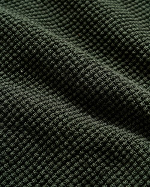 laydown detail image of Mini Waffle Crew Long Sleeve