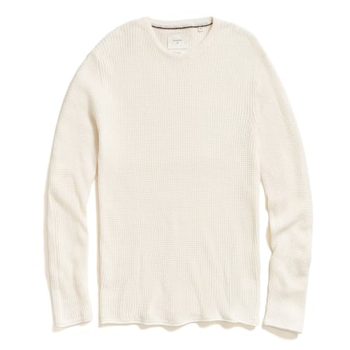 laydown image of Mini Waffle Crew Long Sleeve