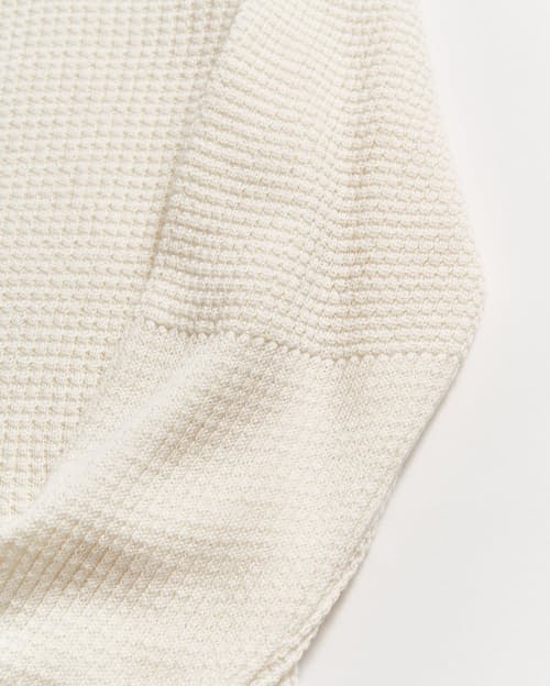 laydown detail image of Mini Waffle Crew Long Sleeve