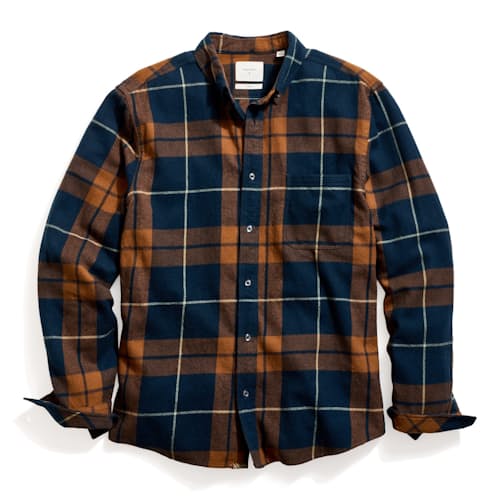 laydown image of Tuscumbia Classic Long Sleeve Shirt