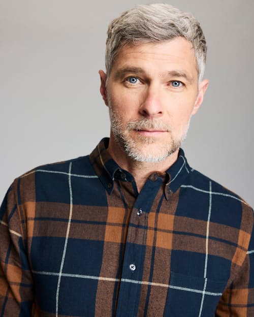 on model image of Tuscumbia Classic Long Sleeve Shirt