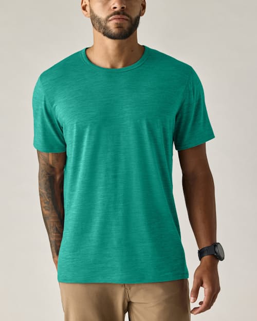 on model image of 72-Hour Merino T-Shirt - Classic Fit