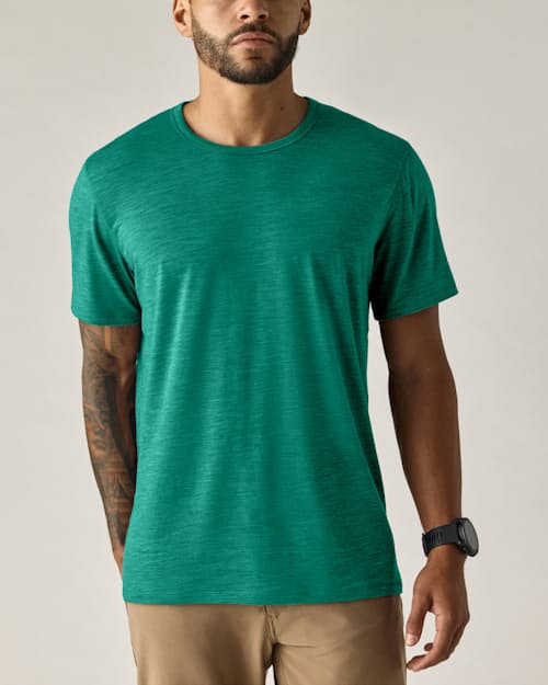 on model image of 72-Hour Merino T-Shirt - Classic Fit