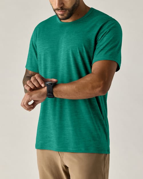 on model image of 72-Hour Merino T-Shirt - Classic Fit