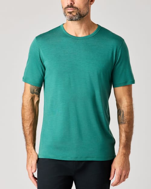 lifestyle image of 72-Hour Merino T-Shirt - Classic Fit