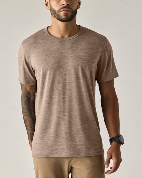 on model image of 72-Hour Merino T-Shirt - Classic Fit