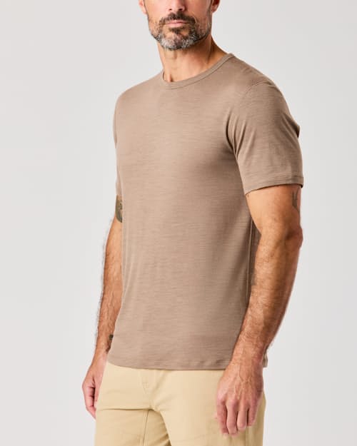 lifestyle image of 72-Hour Merino T-Shirt - Classic Fit