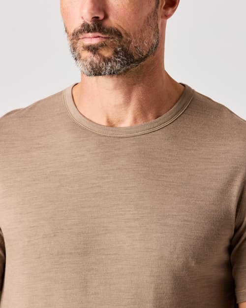lifestyle image of 72-Hour Merino T-Shirt - Classic Fit