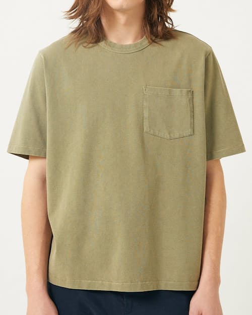 on model image of Garment Dye Tee