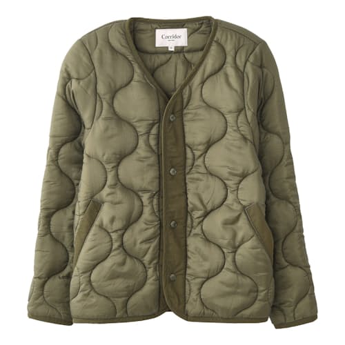 laydown image of Quilted Liner Jacket