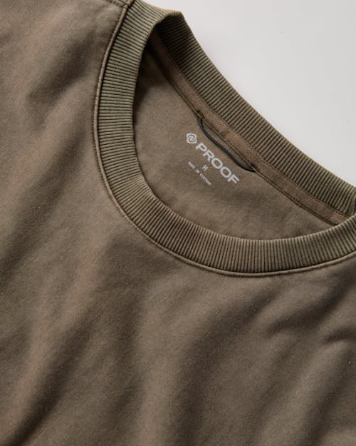 laydown detail image of Patina Crewneck Sweatshirt