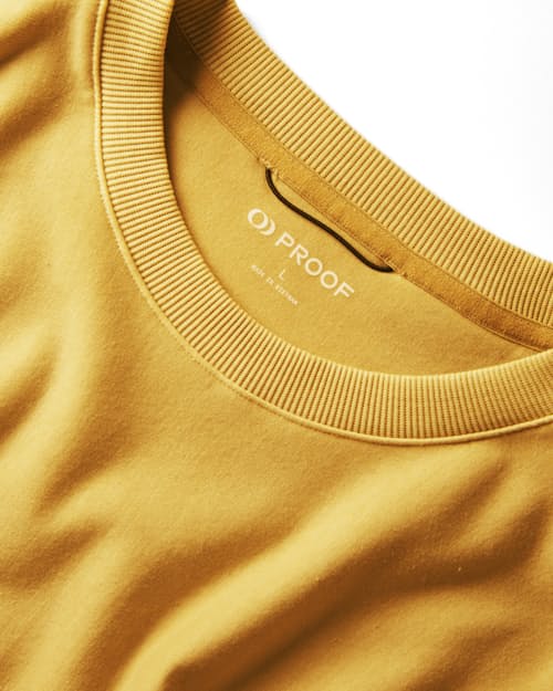 laydown detail image of PatinaTech Crewneck Sweatshirt