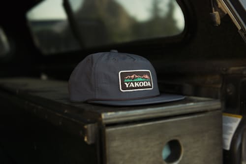 lifestyle image of Great Outdoors Strapback hat
