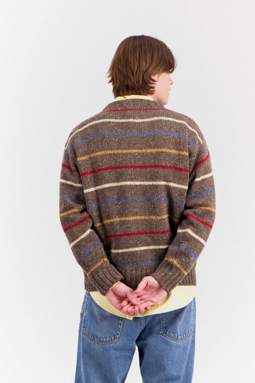 on model image of Six Blade Knit
