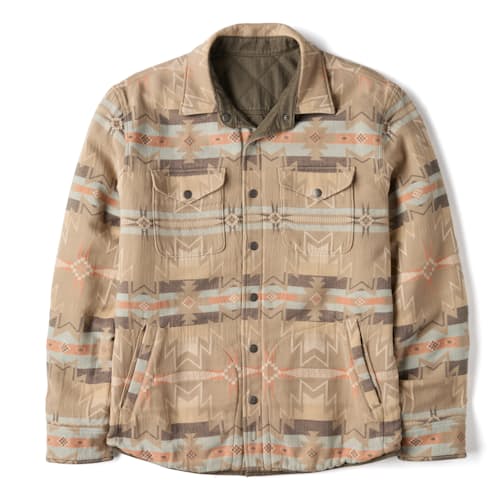 laydown image of Doug Good Feather Reversible Bondi Jacket