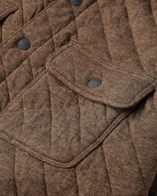 laydown detail image of Epic Fleece Quilted CPO
