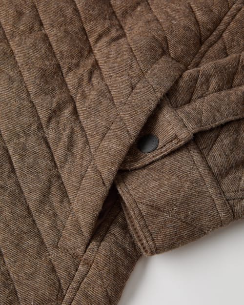laydown detail image of Epic Fleece Quilted CPO