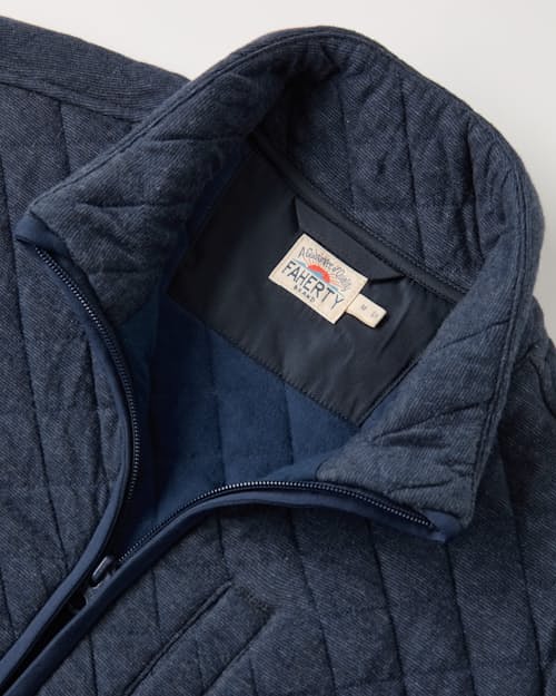 laydown detail image of Epic Quilted Fleece Vest